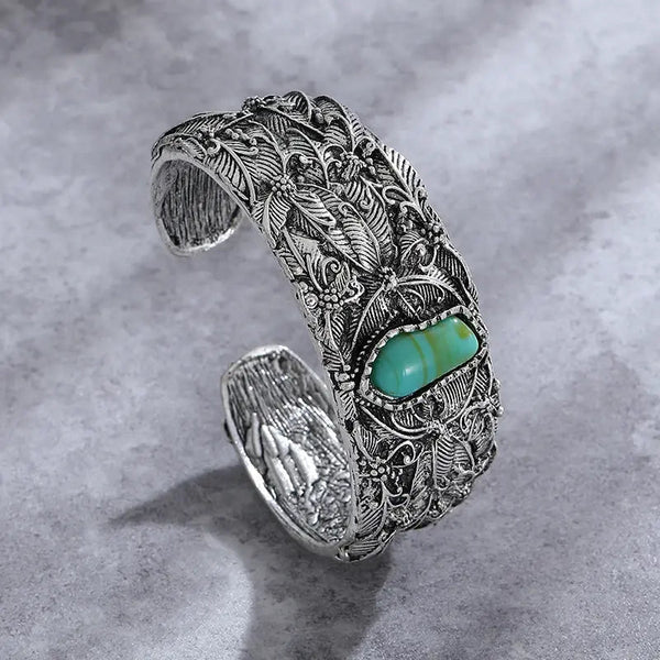 Vintage Turquoise Stone Bracelet 0